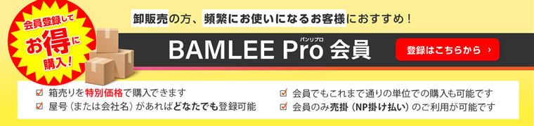 BAMLEE Pro（バンリプロ）会員登録